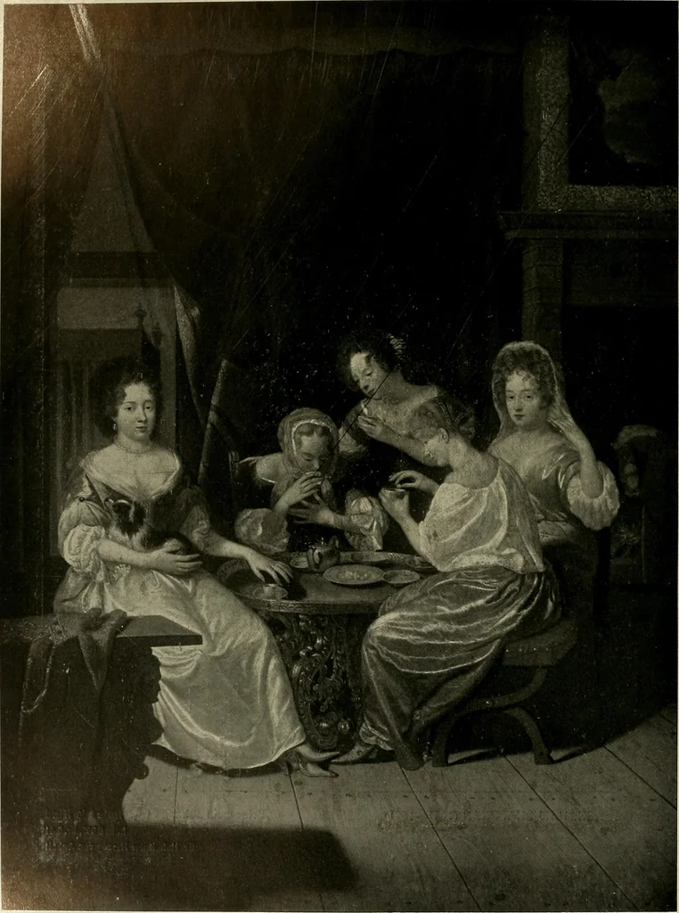 An illustration from Deutsches barock und rokoko : herausgegeben im anschluss an die Jahrhundert-ausstellung deutscher kunst 1650-1800, Darmstadt, 1914, 1914, leaf 220
