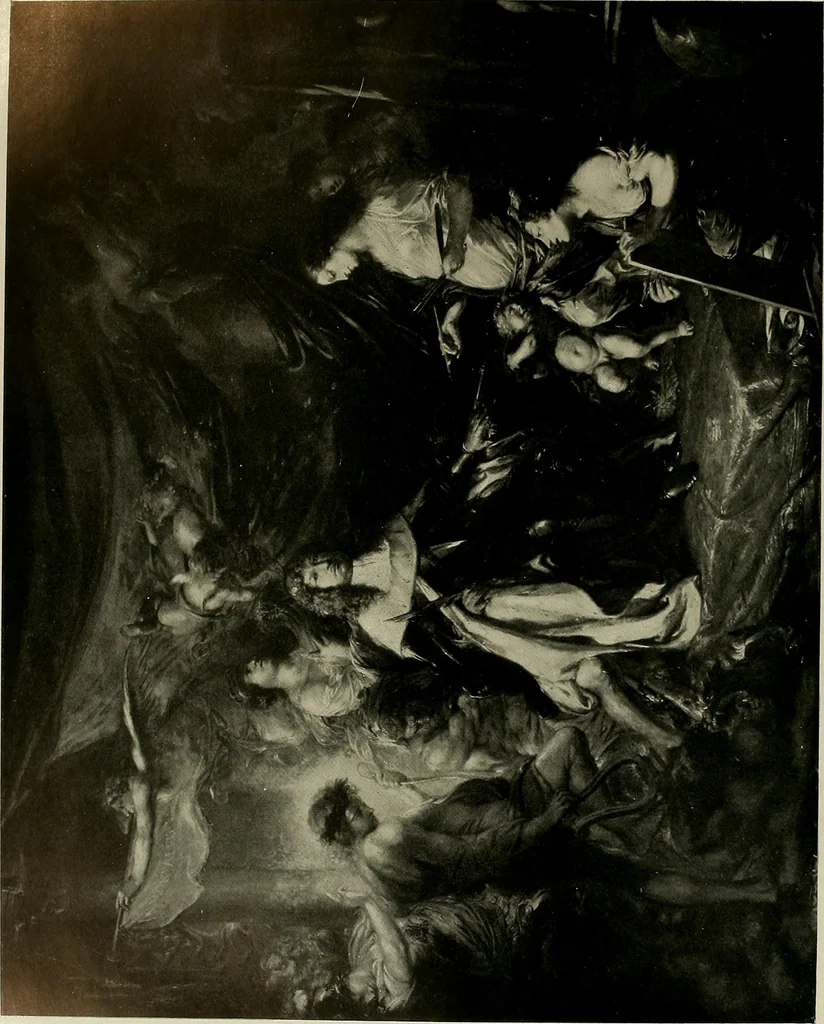An illustration from Deutsches barock und rokoko : herausgegeben im anschluss an die Jahrhundert-ausstellung deutscher kunst 1650-1800, Darmstadt, 1914, 1914, leaf 222