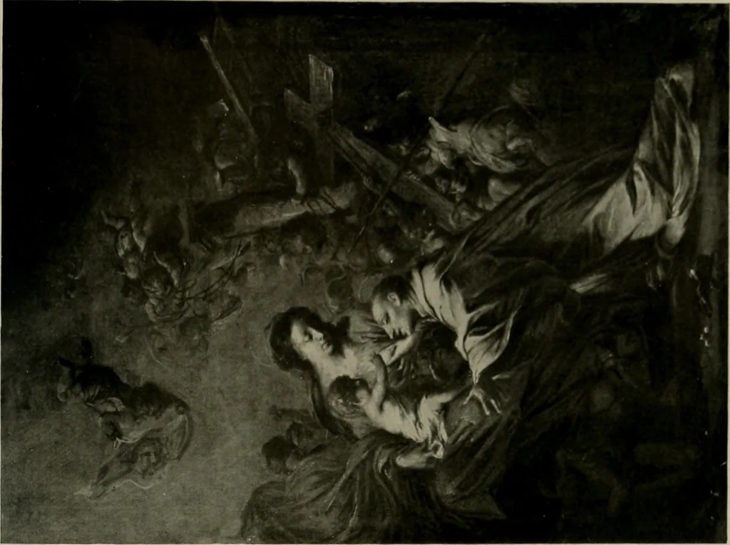 An illustration from Deutsches barock und rokoko : herausgegeben im anschluss an die Jahrhundert-ausstellung deutscher kunst 1650-1800, Darmstadt, 1914, 1914, leaf 223