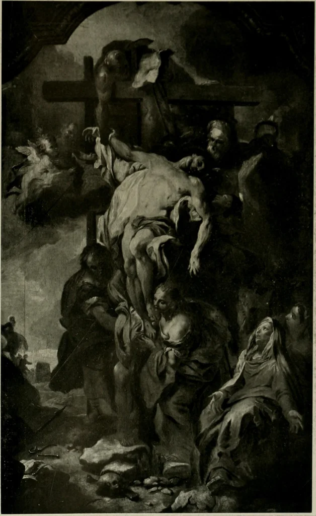 An illustration from Deutsches barock und rokoko : herausgegeben im anschluss an die Jahrhundert-ausstellung deutscher kunst 1650-1800, Darmstadt, 1914, 1914, leaf 225