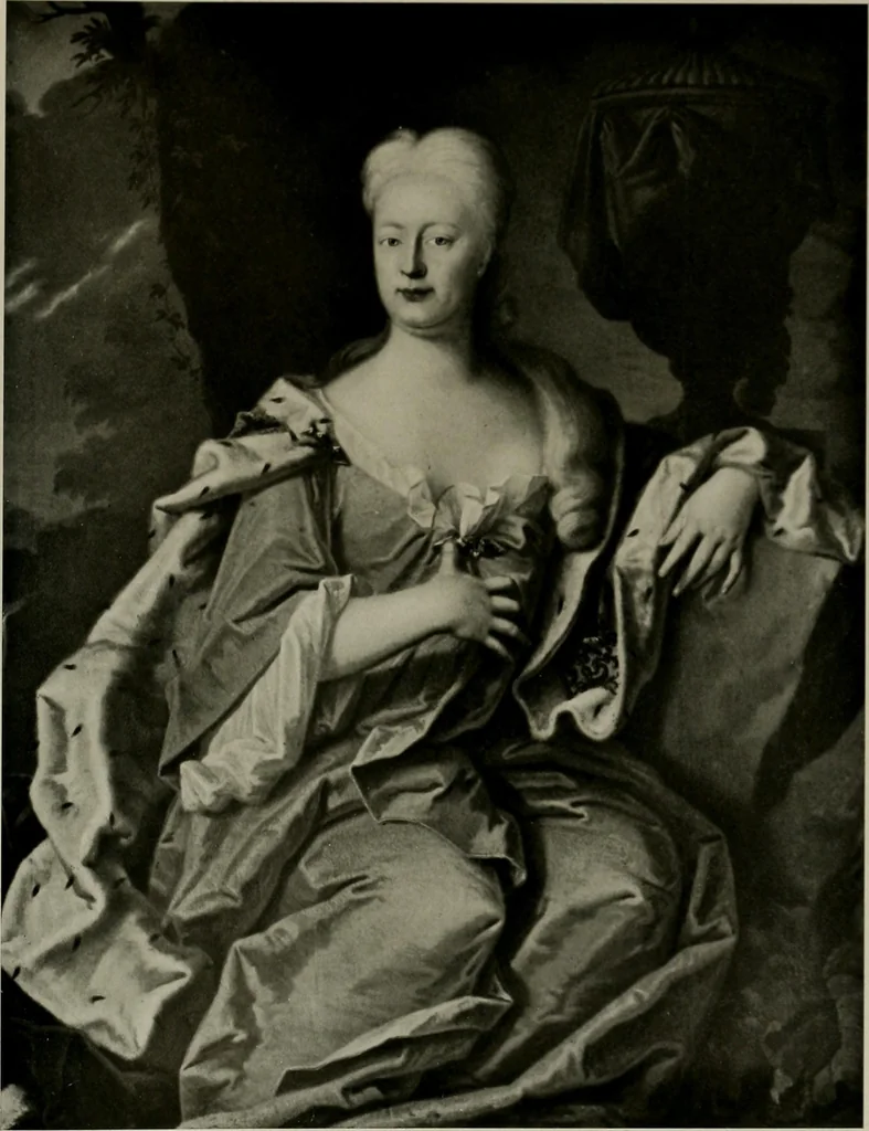 An illustration from Deutsches barock und rokoko : herausgegeben im anschluss an die Jahrhundert-ausstellung deutscher kunst 1650-1800, Darmstadt, 1914, 1914, leaf 235