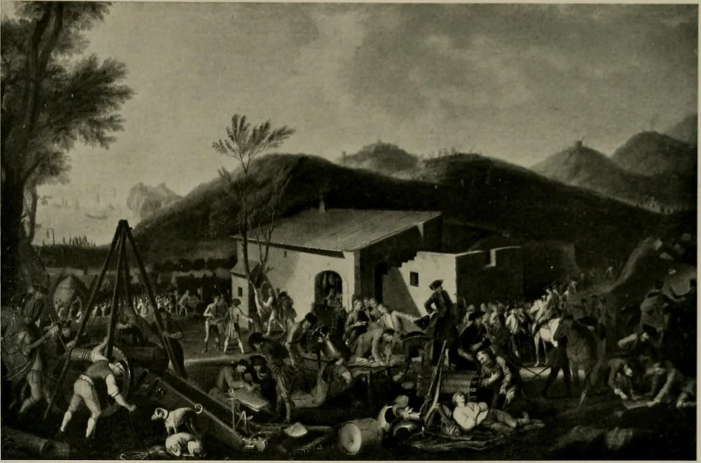 An illustration from Deutsches barock und rokoko : herausgegeben im anschluss an die Jahrhundert-ausstellung deutscher kunst 1650-1800, Darmstadt, 1914, 1914, leaf 237