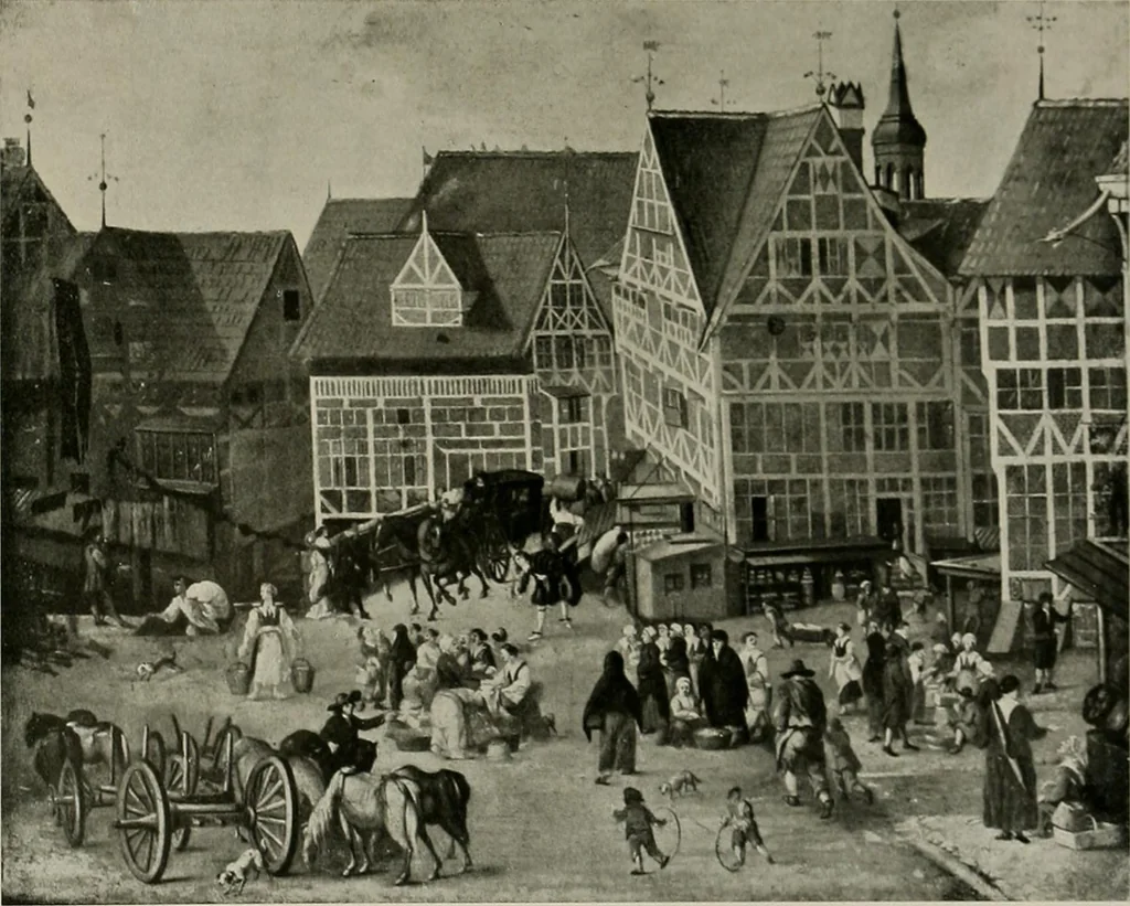 An illustration from Deutsches barock und rokoko : herausgegeben im anschluss an die Jahrhundert-ausstellung deutscher kunst 1650-1800, Darmstadt, 1914, 1914, leaf 237