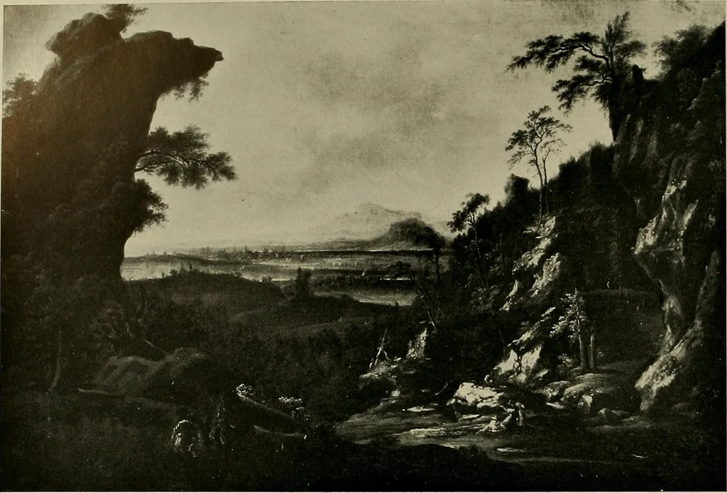 An illustration from Deutsches barock und rokoko : herausgegeben im anschluss an die Jahrhundert-ausstellung deutscher kunst 1650-1800, Darmstadt, 1914, 1914, leaf 240