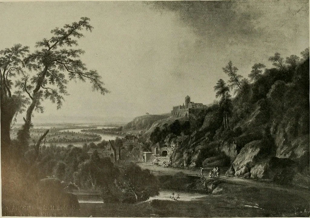An illustration from Deutsches barock und rokoko : herausgegeben im anschluss an die Jahrhundert-ausstellung deutscher kunst 1650-1800, Darmstadt, 1914, 1914, leaf 240