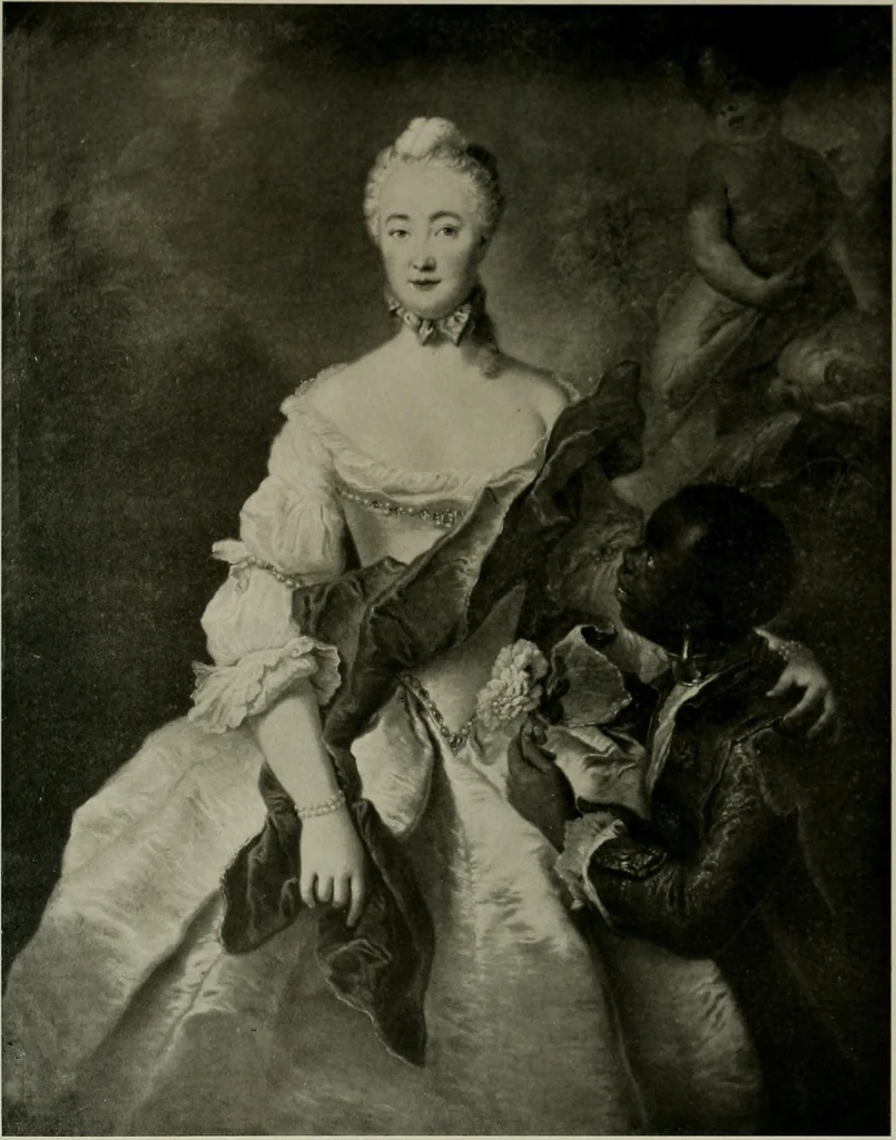 An illustration from Deutsches barock und rokoko : herausgegeben im anschluss an die Jahrhundert-ausstellung deutscher kunst 1650-1800, Darmstadt, 1914, 1914, leaf 241