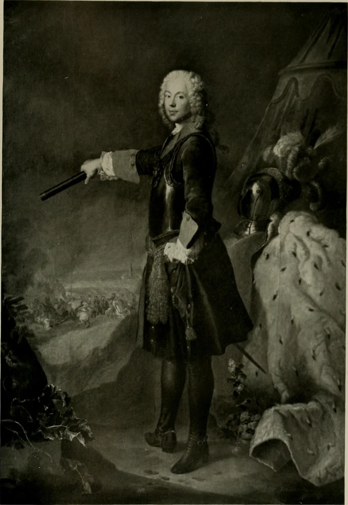 An illustration from Deutsches barock und rokoko : herausgegeben im anschluss an die Jahrhundert-ausstellung deutscher kunst 1650-1800, Darmstadt, 1914, 1914, leaf 243