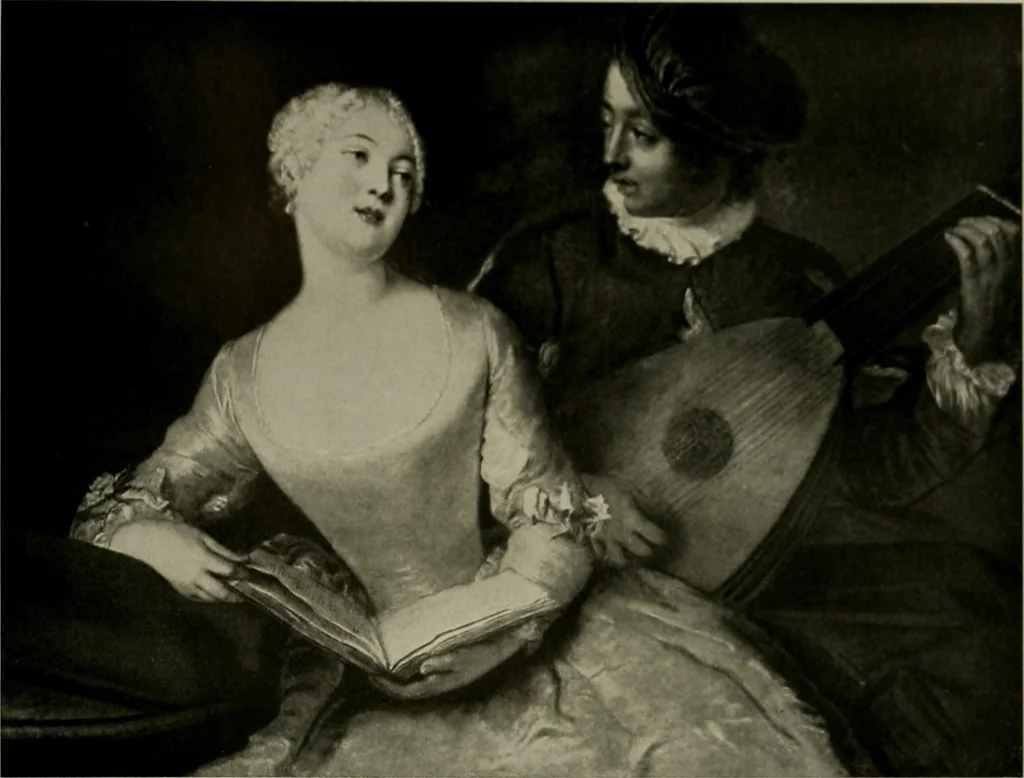 An illustration from Deutsches barock und rokoko : herausgegeben im anschluss an die Jahrhundert-ausstellung deutscher kunst 1650-1800, Darmstadt, 1914, 1914, leaf 247