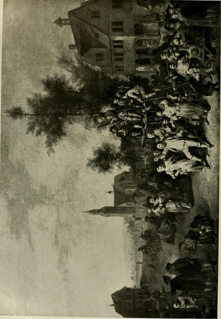 An illustration from Deutsches barock und rokoko : herausgegeben im anschluss an die Jahrhundert-ausstellung deutscher kunst 1650-1800, Darmstadt, 1914, 1914, leaf 254