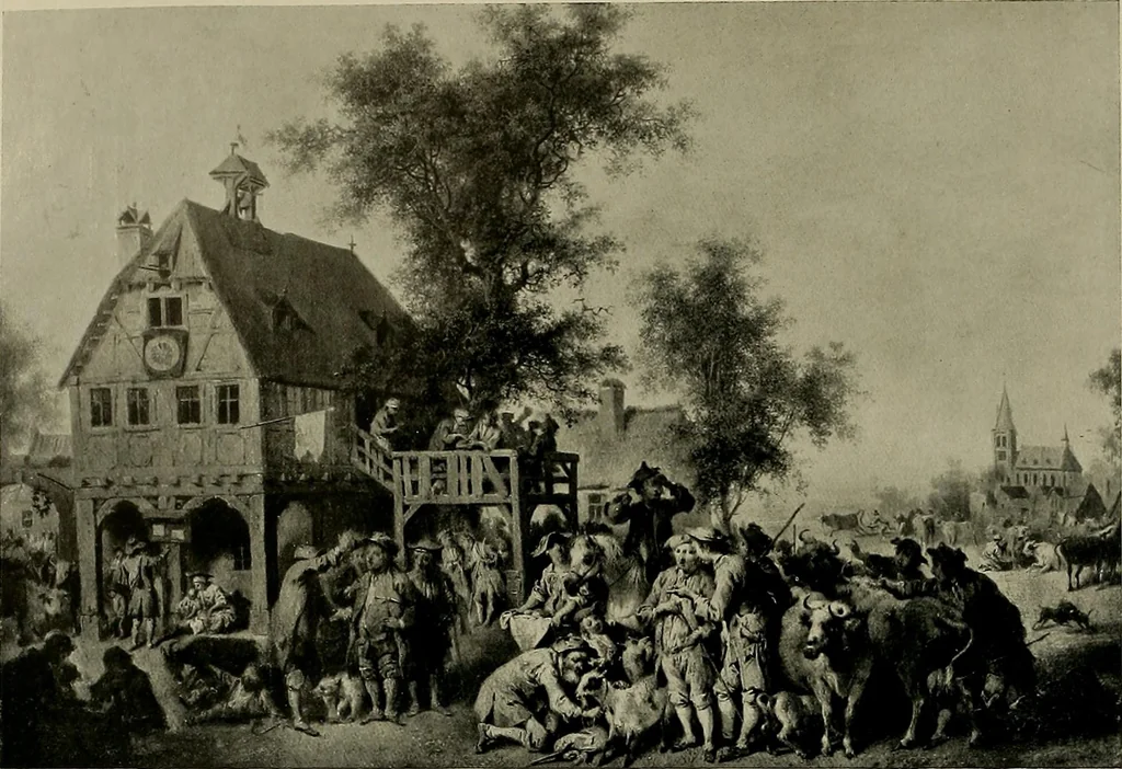 An illustration from Deutsches barock und rokoko : herausgegeben im anschluss an die Jahrhundert-ausstellung deutscher kunst 1650-1800, Darmstadt, 1914, 1914, leaf 256