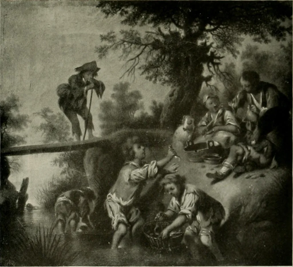 An illustration from Deutsches barock und rokoko : herausgegeben im anschluss an die Jahrhundert-ausstellung deutscher kunst 1650-1800, Darmstadt, 1914, 1914, leaf 257