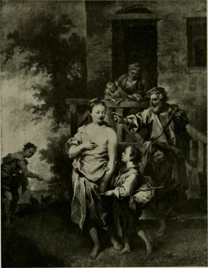 An illustration from Deutsches barock und rokoko : herausgegeben im anschluss an die Jahrhundert-ausstellung deutscher kunst 1650-1800, Darmstadt, 1914, 1914, leaf 259