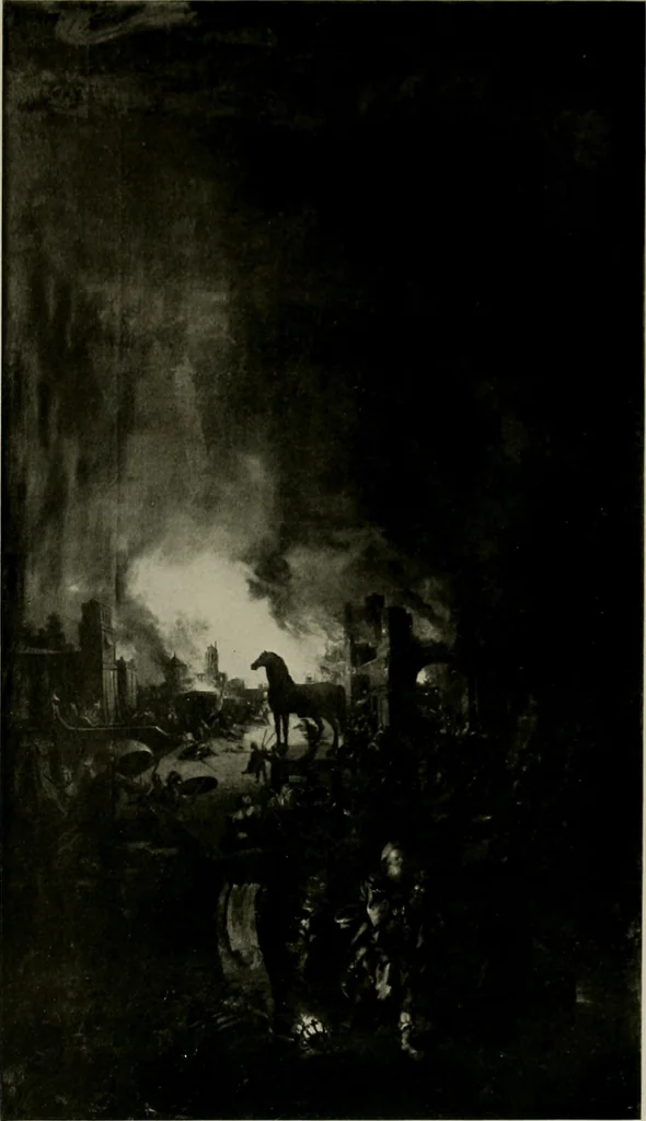 An illustration from Deutsches barock und rokoko : herausgegeben im anschluss an die Jahrhundert-ausstellung deutscher kunst 1650-1800, Darmstadt, 1914, 1914, leaf 265