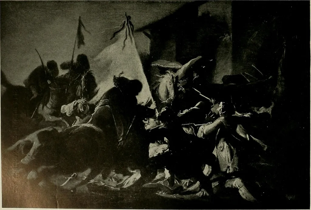 An illustration from Deutsches barock und rokoko : herausgegeben im anschluss an die Jahrhundert-ausstellung deutscher kunst 1650-1800, Darmstadt, 1914, 1914, leaf 268