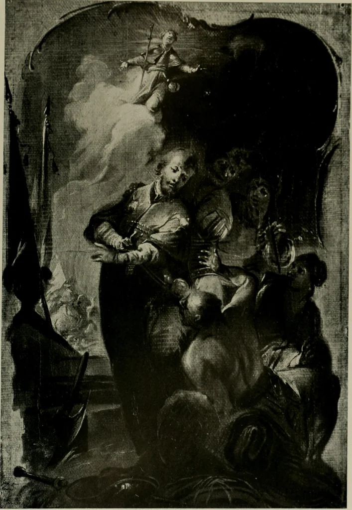 An illustration from Deutsches barock und rokoko : herausgegeben im anschluss an die Jahrhundert-ausstellung deutscher kunst 1650-1800, Darmstadt, 1914, 1914, leaf 273