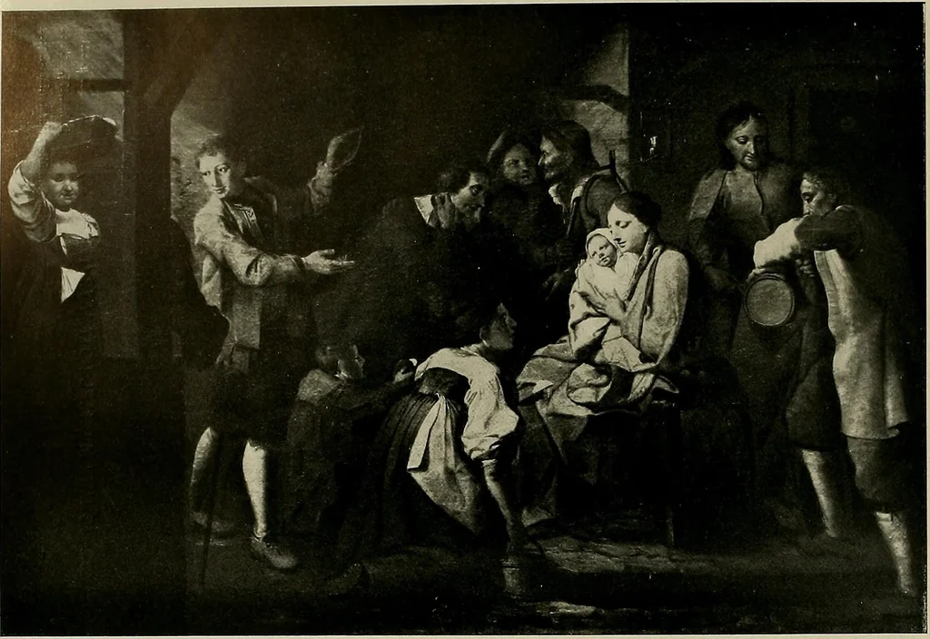 An illustration from Deutsches barock und rokoko : herausgegeben im anschluss an die Jahrhundert-ausstellung deutscher kunst 1650-1800, Darmstadt, 1914, 1914, leaf 278
