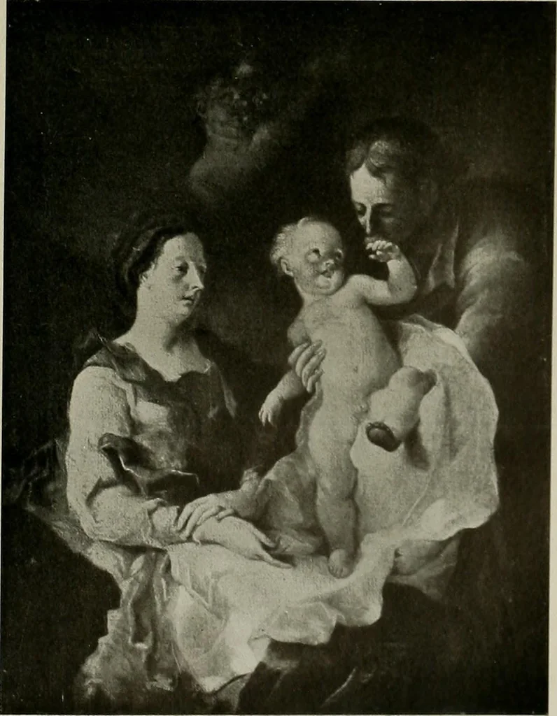 An illustration from Deutsches barock und rokoko : herausgegeben im anschluss an die Jahrhundert-ausstellung deutscher kunst 1650-1800, Darmstadt, 1914, 1914, leaf 279