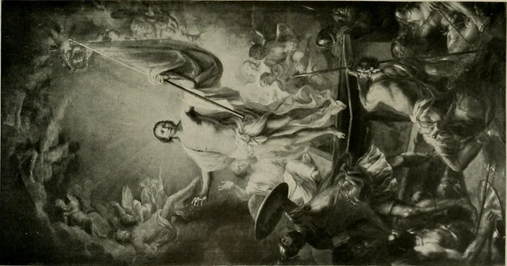 An illustration from Deutsches barock und rokoko : herausgegeben im anschluss an die Jahrhundert-ausstellung deutscher kunst 1650-1800, Darmstadt, 1914, 1914, leaf 283