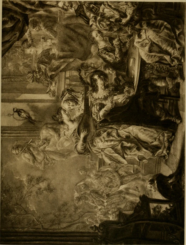 An illustration from Deutsches barock und rokoko : herausgegeben im anschluss an die Jahrhundert-ausstellung deutscher kunst 1650-1800, Darmstadt, 1914, 1914, leaf 287