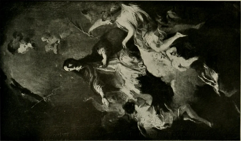 An illustration from Deutsches barock und rokoko : herausgegeben im anschluss an die Jahrhundert-ausstellung deutscher kunst 1650-1800, Darmstadt, 1914, 1914, leaf 291