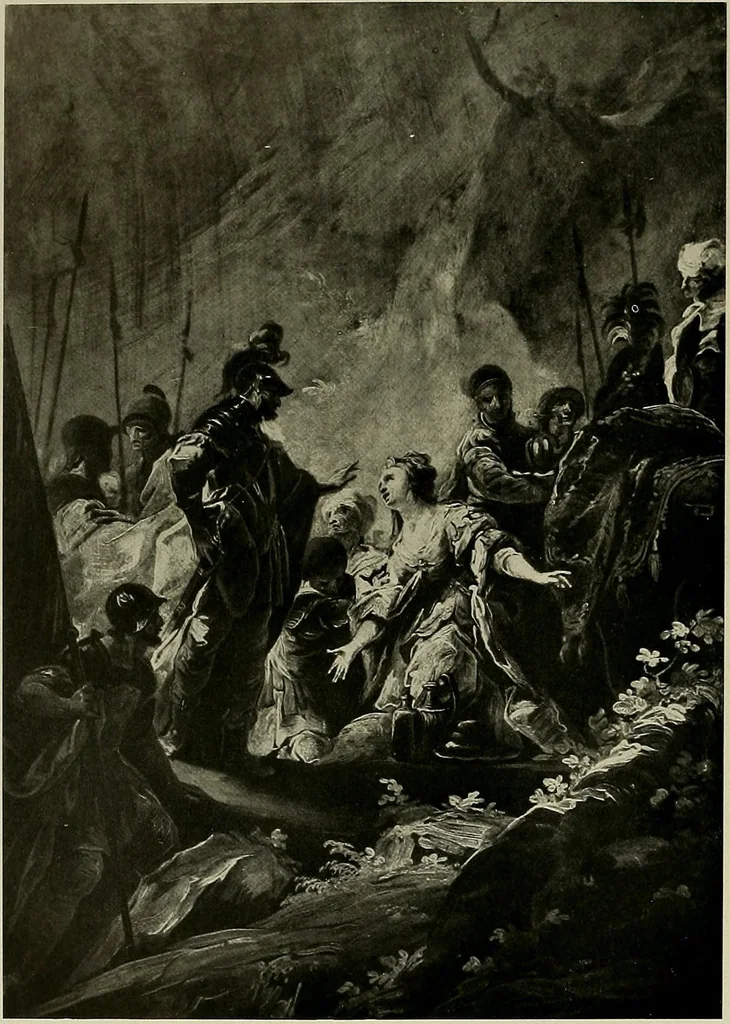 An illustration from Deutsches barock und rokoko : herausgegeben im anschluss an die Jahrhundert-ausstellung deutscher kunst 1650-1800, Darmstadt, 1914, 1914, leaf 294