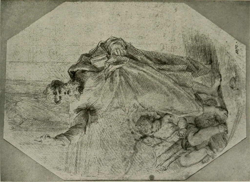 An illustration from Deutsches barock und rokoko : herausgegeben im anschluss an die Jahrhundert-ausstellung deutscher kunst 1650-1800, Darmstadt, 1914, 1914, leaf 299
