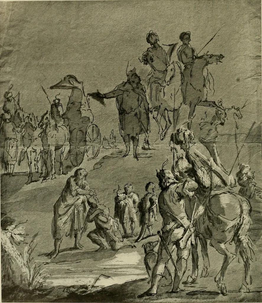 An illustration from Deutsches barock und rokoko : herausgegeben im anschluss an die Jahrhundert-ausstellung deutscher kunst 1650-1800, Darmstadt, 1914, 1914, leaf 312