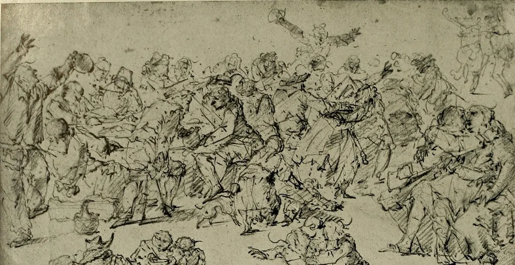 An illustration from Deutsches barock und rokoko : herausgegeben im anschluss an die Jahrhundert-ausstellung deutscher kunst 1650-1800, Darmstadt, 1914, 1914, leaf 318