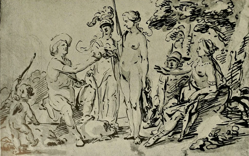 An illustration from Deutsches barock und rokoko : herausgegeben im anschluss an die Jahrhundert-ausstellung deutscher kunst 1650-1800, Darmstadt, 1914, 1914, leaf 318