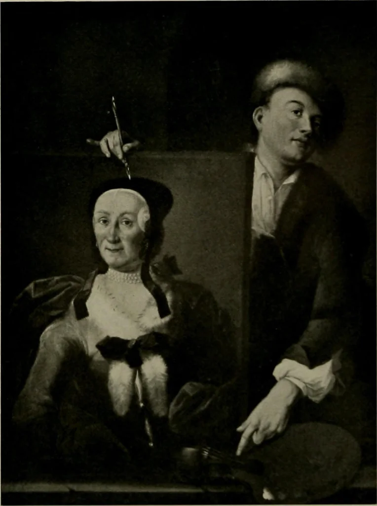 An illustration from Deutsches barock und rokoko : herausgegeben im anschluss an die Jahrhundert-ausstellung deutscher kunst 1650-1800, Darmstadt, 1914, 1914, leaf 337