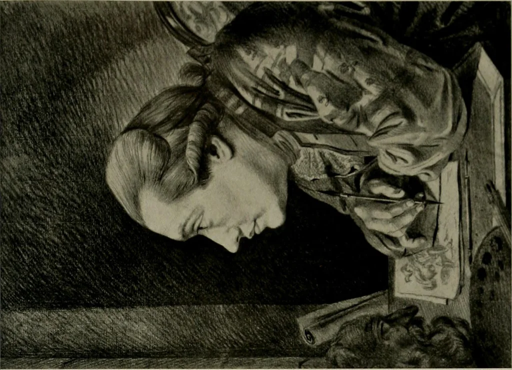 An illustration from Deutsches barock und rokoko : herausgegeben im anschluss an die Jahrhundert-ausstellung deutscher kunst 1650-1800, Darmstadt, 1914, 1914, leaf 371