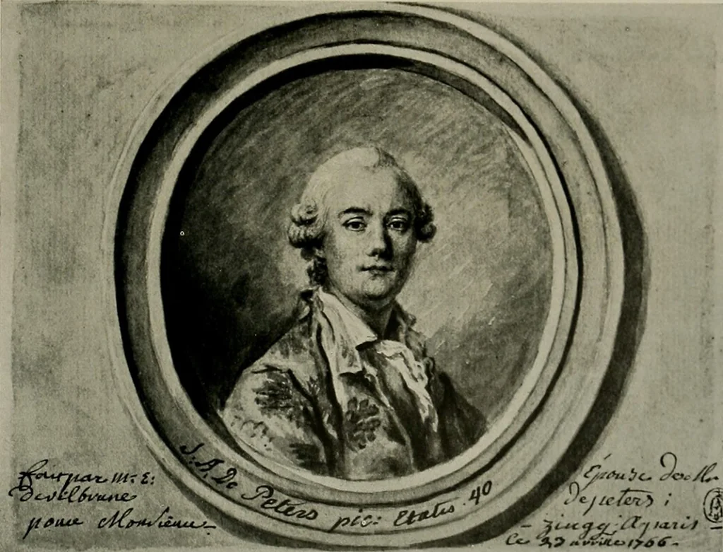 An illustration from Deutsches barock und rokoko : herausgegeben im anschluss an die Jahrhundert-ausstellung deutscher kunst 1650-1800, Darmstadt, 1914, 1914, leaf 375