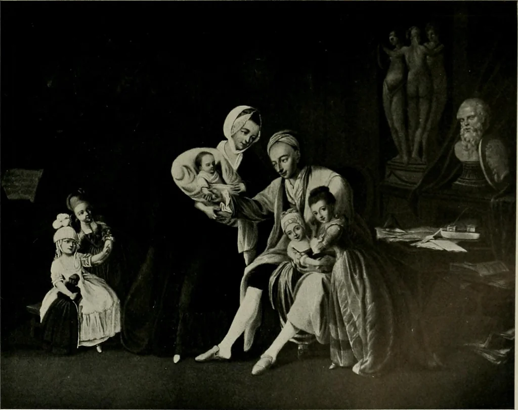 An illustration from Deutsches barock und rokoko : herausgegeben im anschluss an die Jahrhundert-ausstellung deutscher kunst 1650-1800, Darmstadt, 1914, 1914, leaf 413