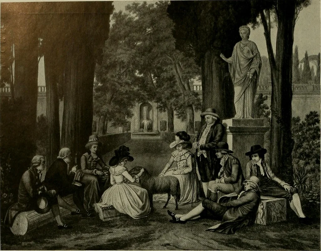 An illustration from Deutsches barock und rokoko : herausgegeben im anschluss an die Jahrhundert-ausstellung deutscher kunst 1650-1800, Darmstadt, 1914, 1914, leaf 426