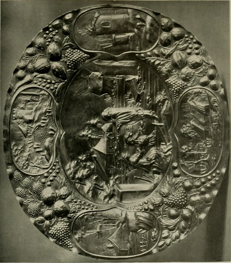 An illustration from Deutsches barock und rokoko : herausgegeben im anschluss an die Jahrhundert-ausstellung deutscher kunst 1650-1800, Darmstadt, 1914, 1914, leaf 445