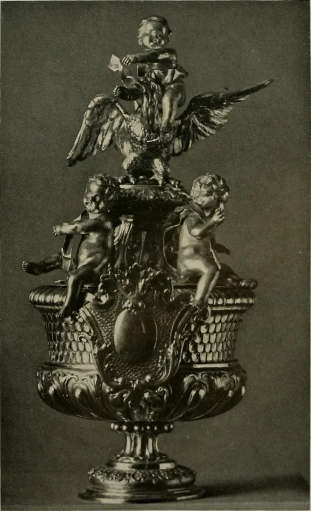 An illustration from Deutsches barock und rokoko : herausgegeben im anschluss an die Jahrhundert-ausstellung deutscher kunst 1650-1800, Darmstadt, 1914, 1914, leaf 449