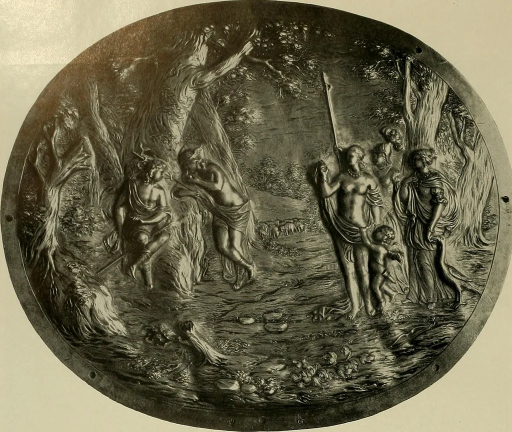 An illustration from Deutsches barock und rokoko : herausgegeben im anschluss an die Jahrhundert-ausstellung deutscher kunst 1650-1800, Darmstadt, 1914, 1914, leaf 458