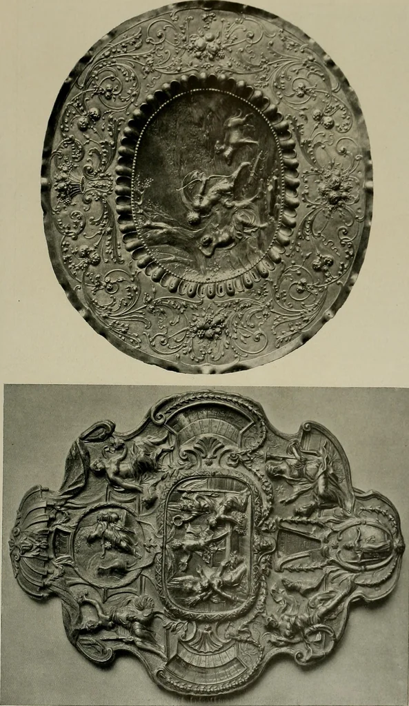 An illustration from Deutsches barock und rokoko : herausgegeben im anschluss an die Jahrhundert-ausstellung deutscher kunst 1650-1800, Darmstadt, 1914, 1914, leaf 465