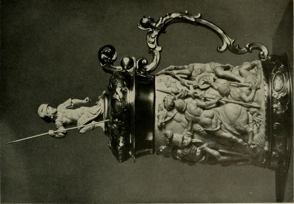 An illustration from Deutsches barock und rokoko : herausgegeben im anschluss an die Jahrhundert-ausstellung deutscher kunst 1650-1800, Darmstadt, 1914, 1914, leaf 469