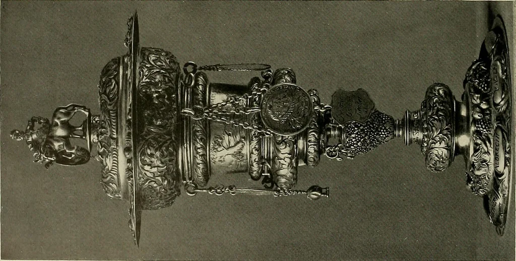 An illustration from Deutsches barock und rokoko : herausgegeben im anschluss an die Jahrhundert-ausstellung deutscher kunst 1650-1800, Darmstadt, 1914, 1914, leaf 482