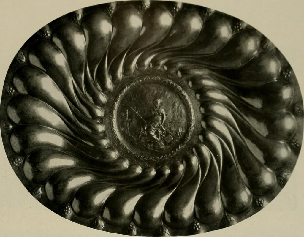 An illustration from Deutsches barock und rokoko : herausgegeben im anschluss an die Jahrhundert-ausstellung deutscher kunst 1650-1800, Darmstadt, 1914, 1914, leaf 489