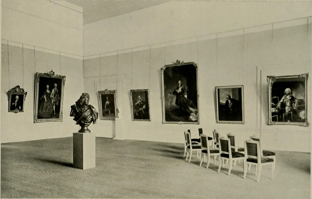An illustration from Deutsches barock und rokoko : herausgegeben im anschluss an die Jahrhundert-ausstellung deutscher kunst 1650-1800, Darmstadt, 1914, 1914, leaf 89