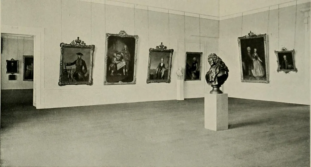 An illustration from Deutsches barock und rokoko : herausgegeben im anschluss an die Jahrhundert-ausstellung deutscher kunst 1650-1800, Darmstadt, 1914, 1914, leaf 89
