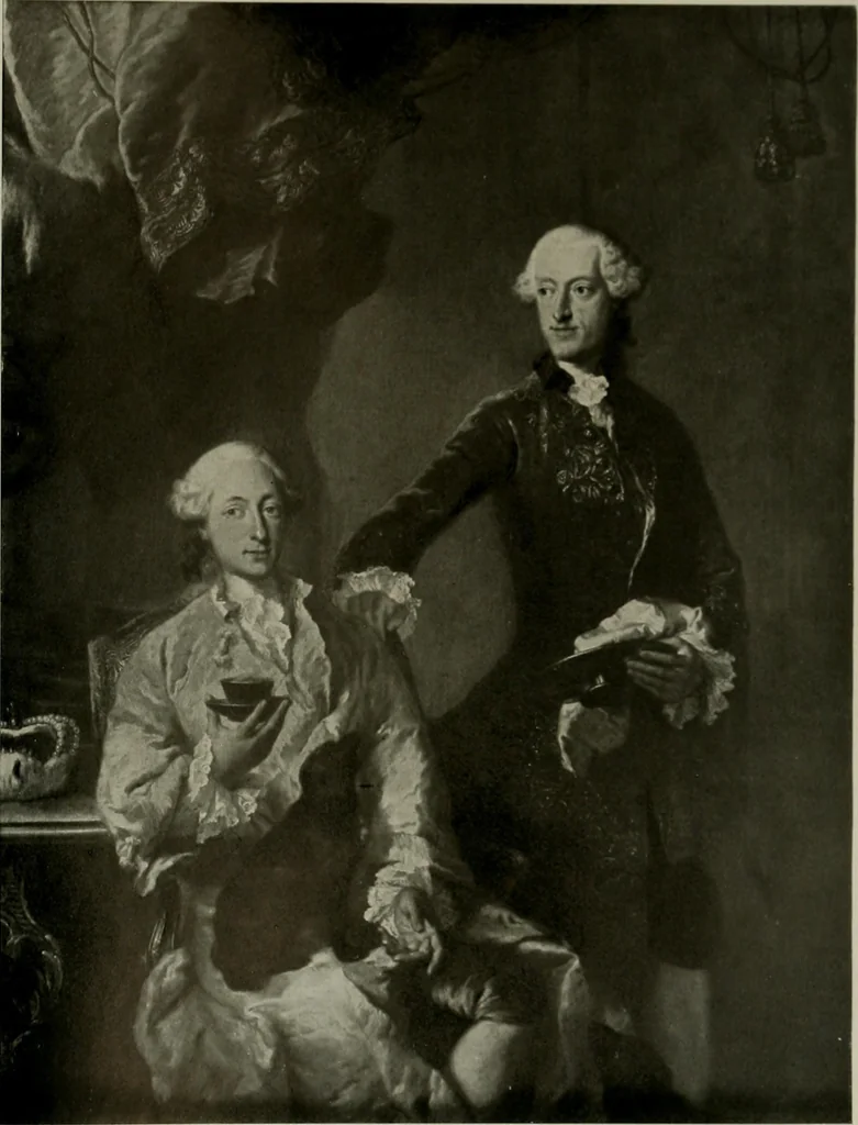An illustration from Deutsches barock und rokoko : herausgegeben im anschluss an die Jahrhundert-ausstellung deutscher kunst 1650-1800, Darmstadt, 1914, 1914, leaf 121