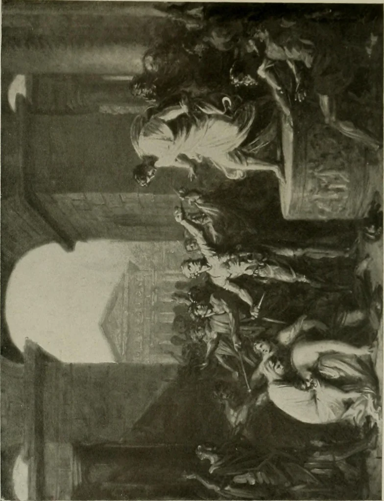 An illustration from Deutsches barock und rokoko : herausgegeben im anschluss an die Jahrhundert-ausstellung deutscher kunst 1650-1800, Darmstadt, 1914, 1914, leaf 127