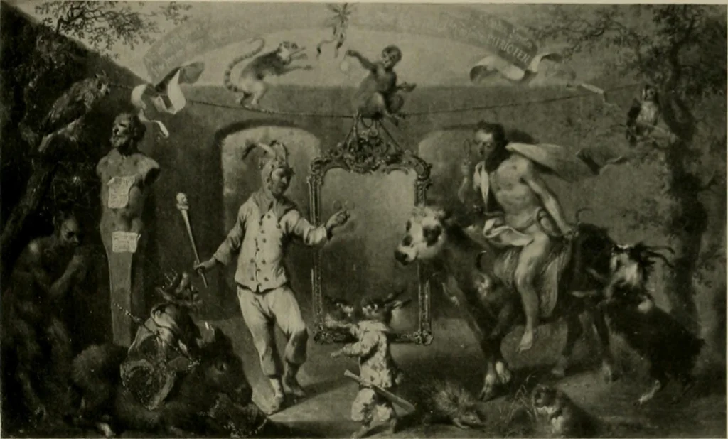 An illustration from Deutsches barock und rokoko : herausgegeben im anschluss an die Jahrhundert-ausstellung deutscher kunst 1650-1800, Darmstadt, 1914, 1914, leaf 147