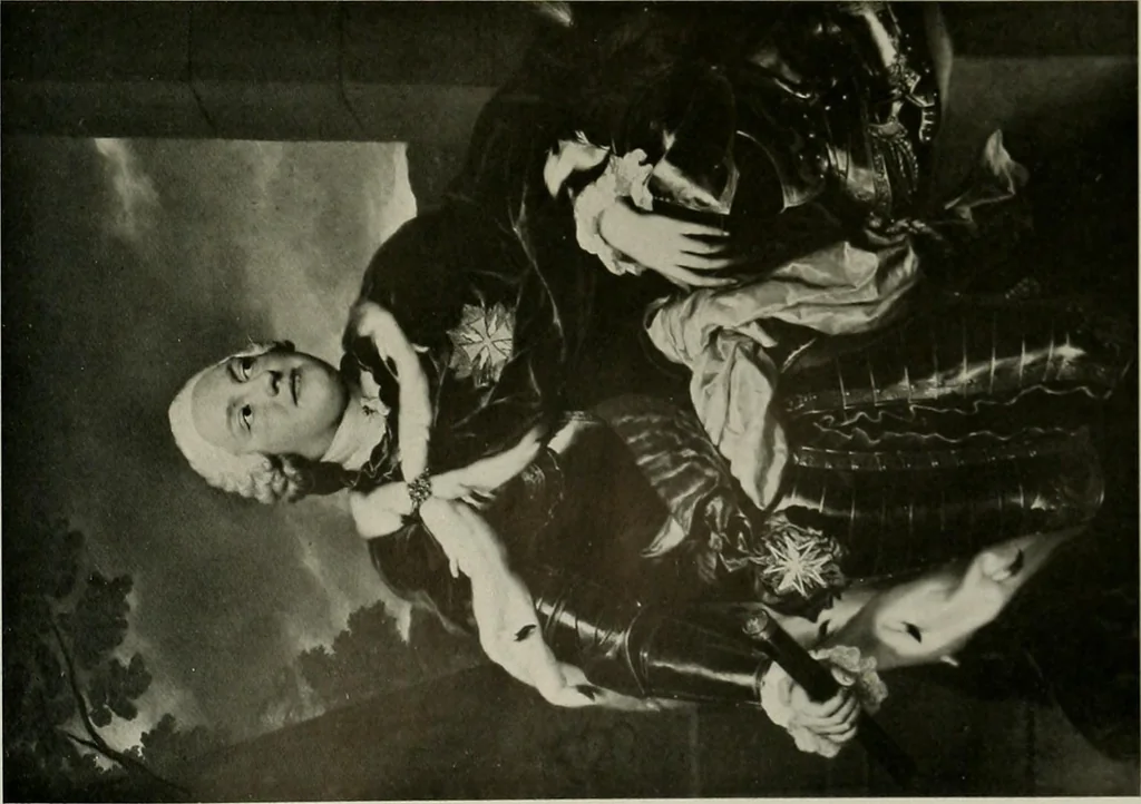 An illustration from Deutsches barock und rokoko : herausgegeben im anschluss an die Jahrhundert-ausstellung deutscher kunst 1650-1800, Darmstadt, 1914, 1914, leaf 203
