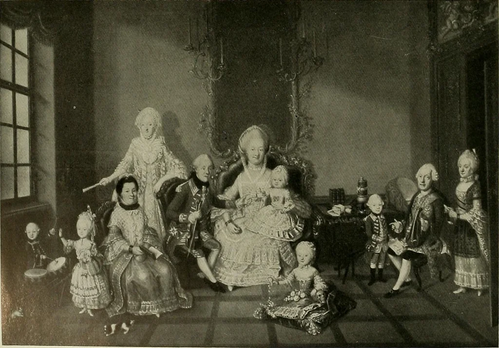 An illustration from Deutsches barock und rokoko : herausgegeben im anschluss an die Jahrhundert-ausstellung deutscher kunst 1650-1800, Darmstadt, 1914, 1914, leaf 206