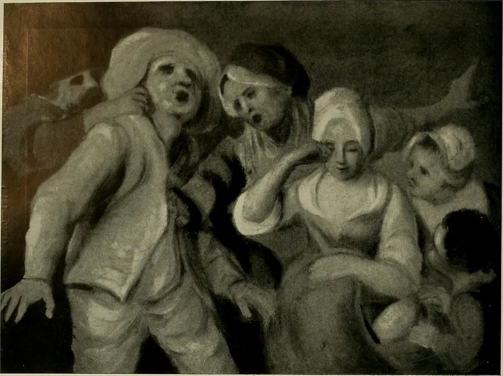 An illustration from Deutsches barock und rokoko : herausgegeben im anschluss an die Jahrhundert-ausstellung deutscher kunst 1650-1800, Darmstadt, 1914, 1914, leaf 212