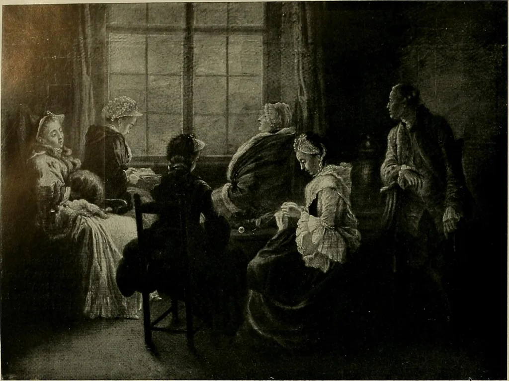 An illustration from Deutsches barock und rokoko : herausgegeben im anschluss an die Jahrhundert-ausstellung deutscher kunst 1650-1800, Darmstadt, 1914, 1914, leaf 222